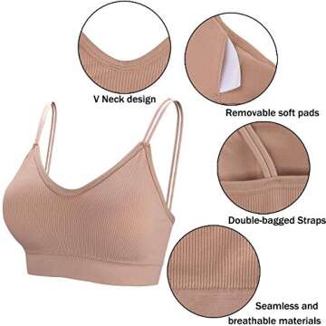 BQTQ V Neck Tube Top Bras - Comfortable Stylish Wear