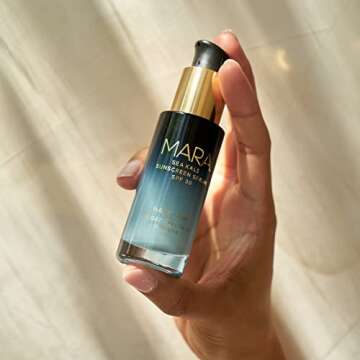 MARA - Natural Algae + Zinc Sea Kale Sunscreen Serum SPF 30 | Plant-Based Care For All Skin Types | Helps Hydrate, Nourish, + Defend From Pollution (1 oz | 30 ml)