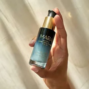 MARA - Natural Algae + Zinc Sea Kale Sunscreen Serum SPF 30 | Plant-Based Care For All Skin Types | Helps Hydrate, Nourish, + Defend From Pollution (1 oz | 30 ml)