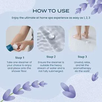 Body Restore Shower Steamers Aromatherapy 6 Pack - Relaxation Birthday Gifts for Women and Men, Travel Essentials, Stress Relief and Self Care - Lavender