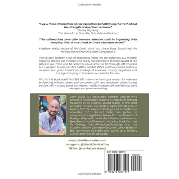 Inspirational Affirmations Book for Veterans and All