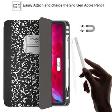 Soke iPad Pro 11 Case with Pencil Holder and Stand