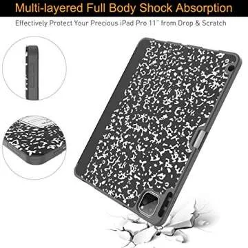 Soke iPad Pro 11 Case with Pencil Holder and Stand