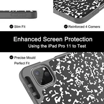 Soke iPad Pro 11 Case with Pencil Holder and Stand