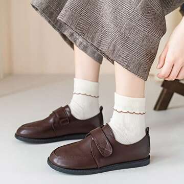 TeenFighter Soft & Stylish Crew Socks for Women