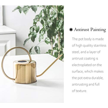 Stylish 45oz Premium Watering Can for Indoor Plants