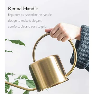 Stylish 45oz Premium Watering Can for Indoor Plants