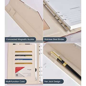 Tree of Life Refillable Leather Journal Notebook with Pen & Gift Box,6.5× 9" Hardcover Notebook Journal for Men & Women School Travel Business Work Home Writing,160 Pages A5 Lined/Ruled Paper Diary