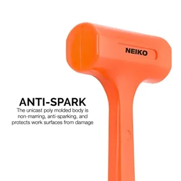 Neiko 02847A 2 LB Dead Blow Hammer for Precision Work