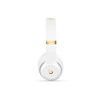 Beats by Dr. Dre Studio 3 Wireless Over-Ear Headphones with Built-in Mic - White (Renewed)