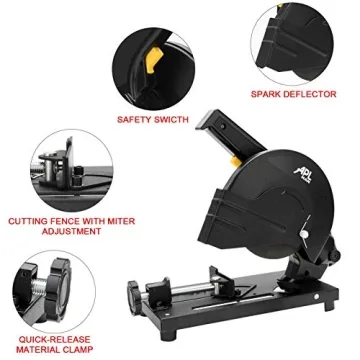 APLMAN 6 Inch Cut off Saw for Metal and Plastic Cutting
