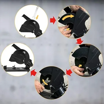 APLMAN 6 Inch Cut off Saw for Metal and Plastic Cutting