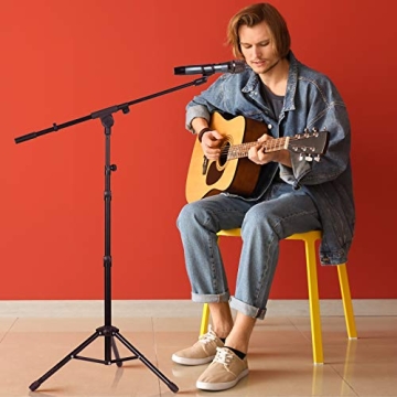 CAHAYA Boom Arm Mic Stand for Performance & Events