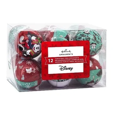 Hallmark Disney Mickey Minnie Mouse Ornaments Set of 12