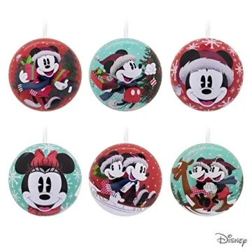 Hallmark Disney Mickey Minnie Mouse Ornaments Set of 12