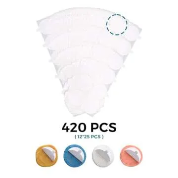 LANDVIDI 360PCS Double Sided Adhesive Dots for Wax Seal Stamp kit, 1inch Adhesive Wax Seal Backing for Wax Seal Stickers, Craft Adhesive Waxing (White)