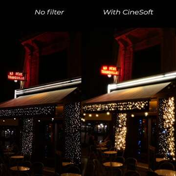 Tide Optics CineSoft® Strong 1/2 Lens Filter Diffusion Mist Pro Dream Effect (49mm)