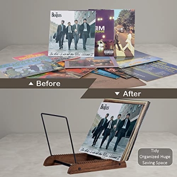 Extra-Large Vinyl Record Storage Holder for 75 Albums
