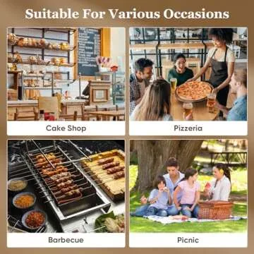 50Pcs Grease Resistant Sandwich Wrapping Paper for Food