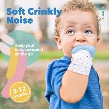 Liname Teething Mitten - Baby Chew Toy for Soothing Gums