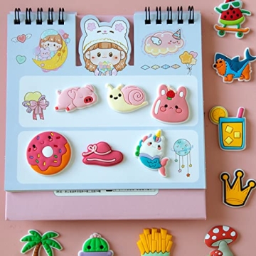 Cute Kawaii Shoe Charms Set of 100 for Kids and Teens