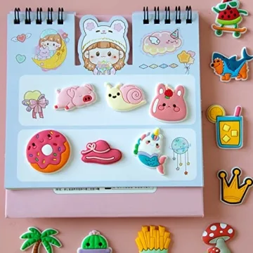 Cute Kawaii Shoe Charms Set of 100 for Kids and Teens