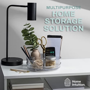 Home Intuition Lazy Susan - Clear Storage Organizer