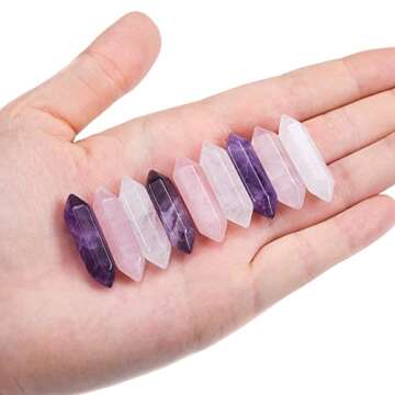CrystalTears Natural Healing Crystal Points Set