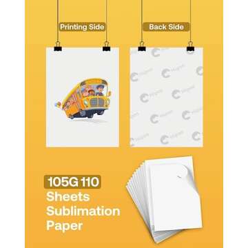 Hiipoo Sublimation Paper for High-Quality Transfers