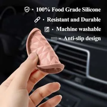 Wingcases Car Coasters - Stylish Silicone Mats for Cars