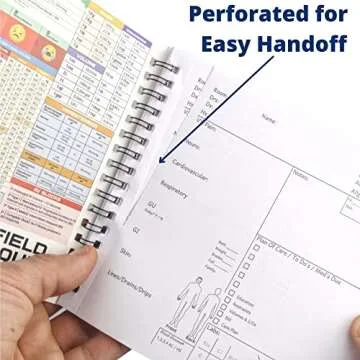 Field Equipt Nurse Essentials Report Notebook for Work & Nursing School Clinical, Notepad Replaces Foldable Nursing Clipboard, RN Student Accessories & Gifts, Pack of 2