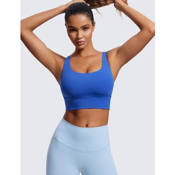 Buy CRZ YOGA Strappy Longline Sports Bra for Medium Impact