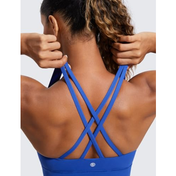 Buy CRZ YOGA Strappy Longline Sports Bra for Medium Impact