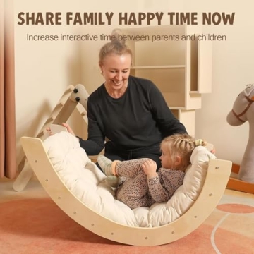 Pikler Triangle Set 5-in-1 Montessori Climbing for Toddlers