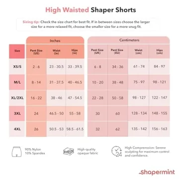 High Waisted Body Shaper Shorts - Tummy Control