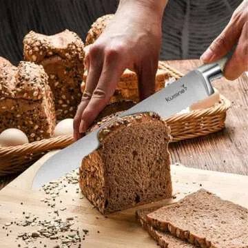 Kuisine Chef Knife Set - High Carbon and Ergonomic Handles