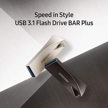 SAMSUNG BAR Plus 128GB USB Flash Drive - 400MB/s Performance