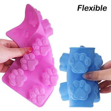 Food Grade Silicone Paw Print Mold - Fun Baking & Candy