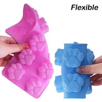 Food Grade Silicone Paw Print Mold - Fun Baking & Candy