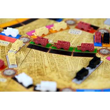 Ticket to Ride Amsterdam Board Game - Train Route-Building Strategy Game, Fun Family Game for Kids & Adults, Ages 8+, 2-4 Players, 10-15 Minute Playtime, Made by Days of Wonder