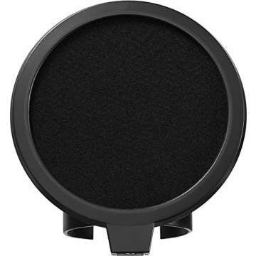 Insignia USB Microphone Studio Quality Sound Silver Black