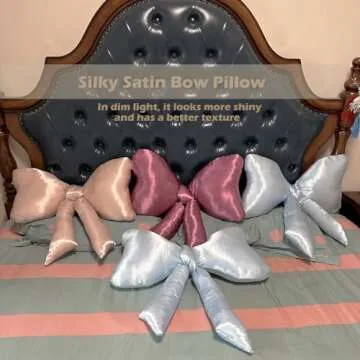 Charming GYLCAMYCK Bow Pillow for Enchanting Decor