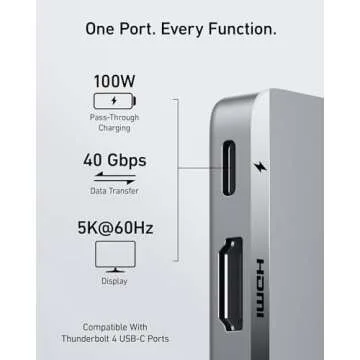 Anker 547 USB-C Hub for MacBook Pro and Air