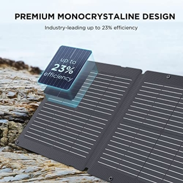 EcoFlow 110W Portable Solar Panel - Efficient & Waterproof