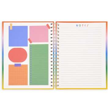 ban.do Daily Planner 2024-25, Large Weekly Planner Dated August 2024 - December 2025, Hardcover Spiral Planner with Monthly Calendar, Stickers, & Pockets (Only the Good Stuff)