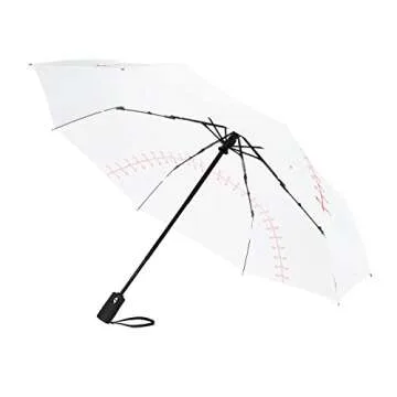 Ballpark Elite Baseball Umbrella | Portable with Automatic Open Close | Collapsible Travel Sports Umbrella