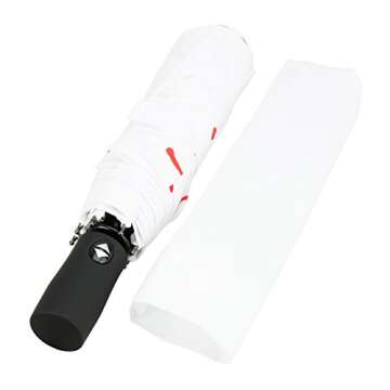 Ballpark Elite Baseball Umbrella | Portable with Automatic Open Close | Collapsible Travel Sports Umbrella