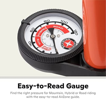  Schwinn Air Center Plus Floor Bike Pump - 120 PSI Max