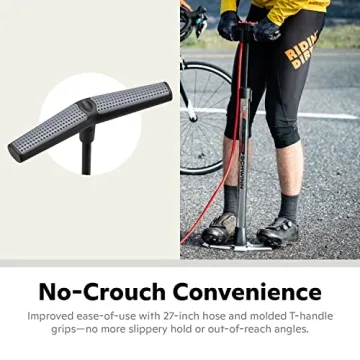  Schwinn Air Center Plus Floor Bike Pump - 120 PSI Max