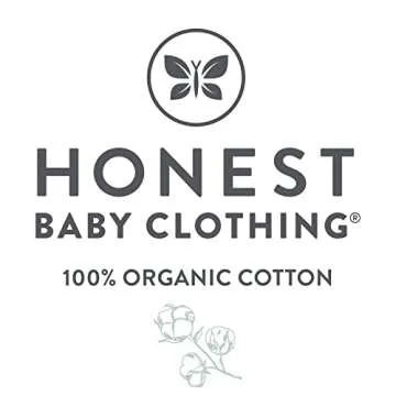 HonestBaby Unisex Baby Organic Cotton Short Sleeve Multipack and Toddler T-Shirt Set, 10-Pack Rainbow Gems Pinks, 3T US